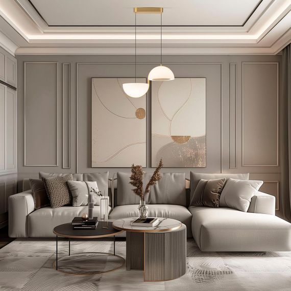 Подвесной светодиодный светильник Eurosvet Emisfero 50083/2 LED золото