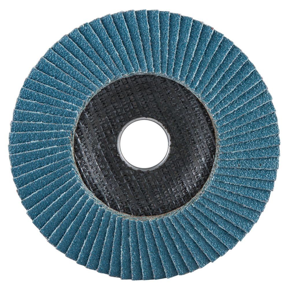 Лепестковый шлифовальный диск 125x22,23 мм, Z60, стекловолокно, угловой Makita D-63797 125x22,23 мм Z60 стекловолокно