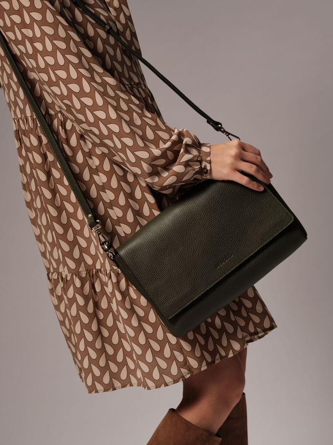 Сумка кожаная на плечо Deboro 30181 залари