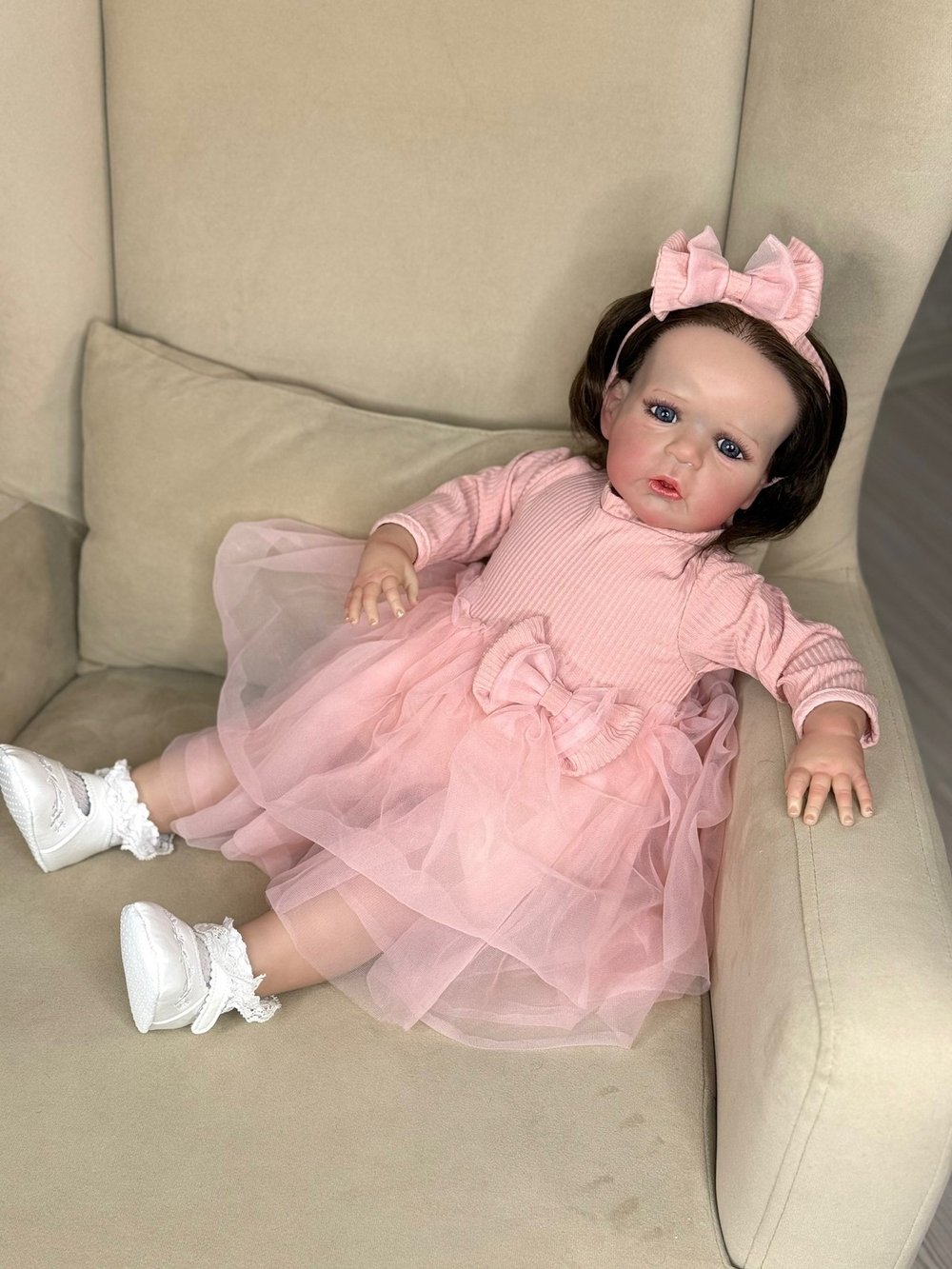 Кукла Реборн мягконабивная 60см (FA-602)