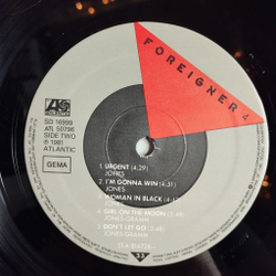 Винтажная виниловая пластинка LP Foreigner 4 (Germany 1981)