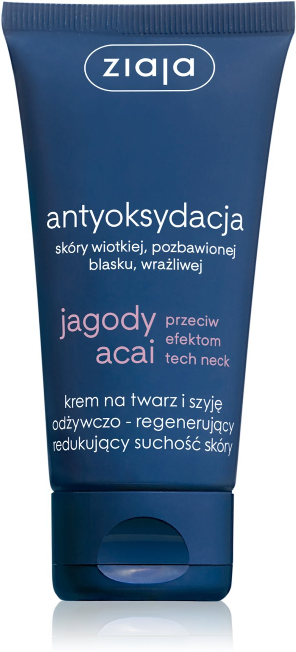 Ziaja Jagody Acai - Питательный и регенерирующий крем для лица и шеи, уменьшающий сухость кожи /   50  ml  / GTIN 5901887038276