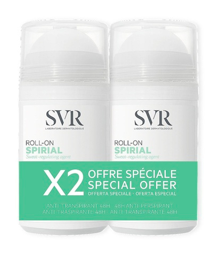 СВР Спириал Дезодорант роликовый SVR Spirial Roll-On 2*50 мл