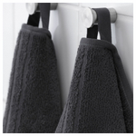 Набор полотенец IKEA VAGSJON (ВОГШЁН), Темно-серый, 30х30 см, 4 шт