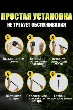 Светильник уличный, 12 солнечных садовых фонарей/solar lights, используемых для освещения домов и дорог.