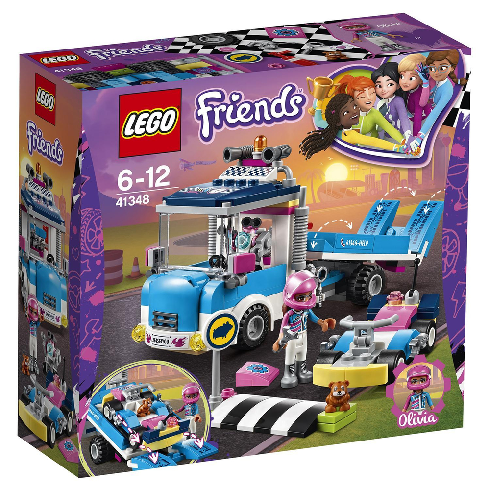 LEGO Friends: Грузовик техобслуживания 41348 — Service & Care Truck — Лего Френдз Друзья Подружки