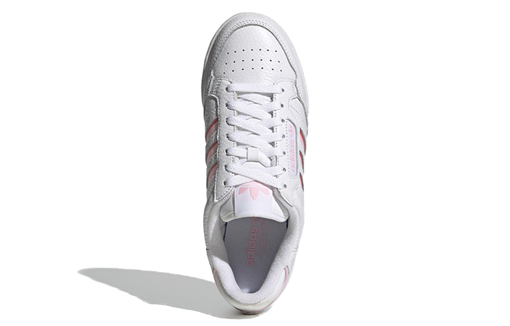 Adidas Women"s Continental 80 Stripes "White Clear Pink" Women"s