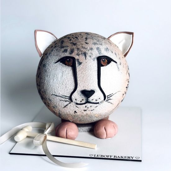 Шоу-торт бомба гепард с сюрпризом внутри