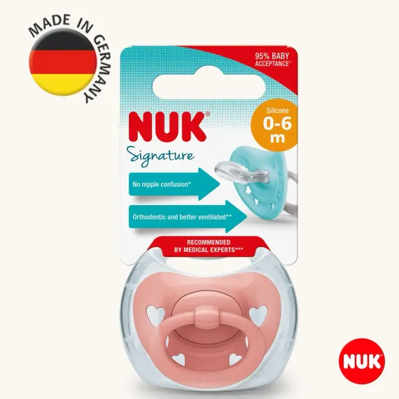 Пустышка Nuk силикон ортодонтическая