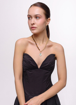 Колье "Night" с тигровым глазом Gold