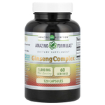Amazing Nutrition, комплекс с женьшенем, 120 капсул (500 мг в 1 капсуле)