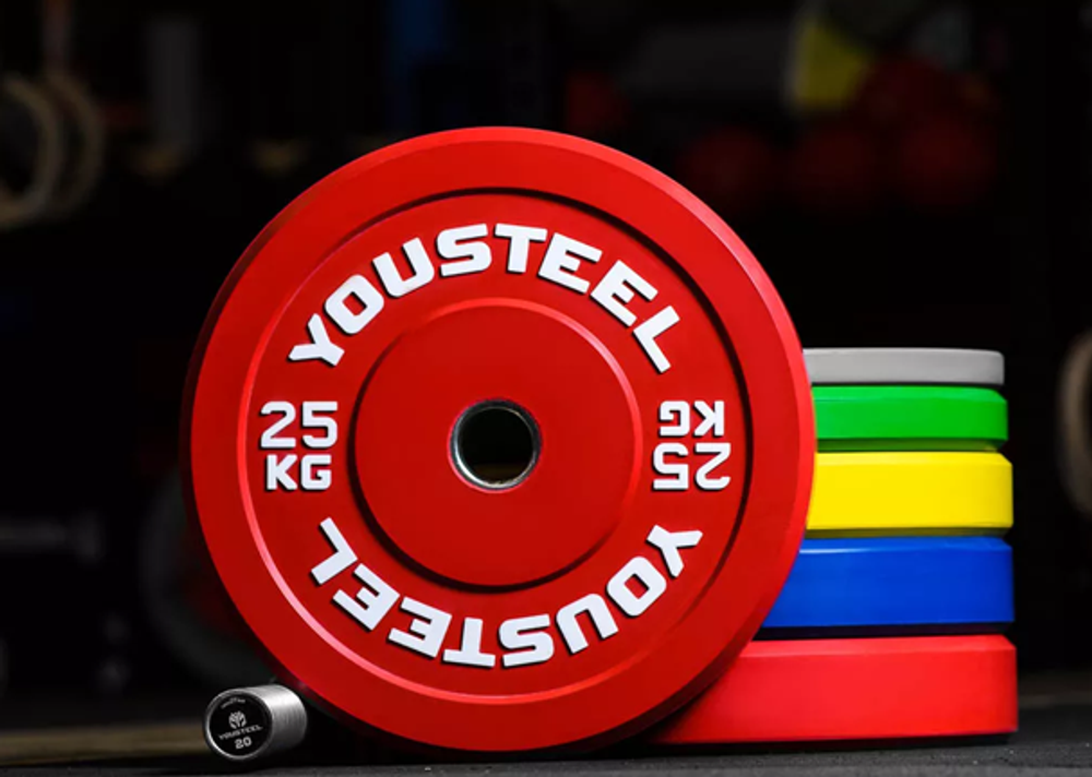 Диск каучуковый 25 кг, красный