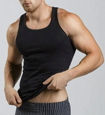 Хлопковая майка Gentlemen (Размер: L) (Цвет: черный)