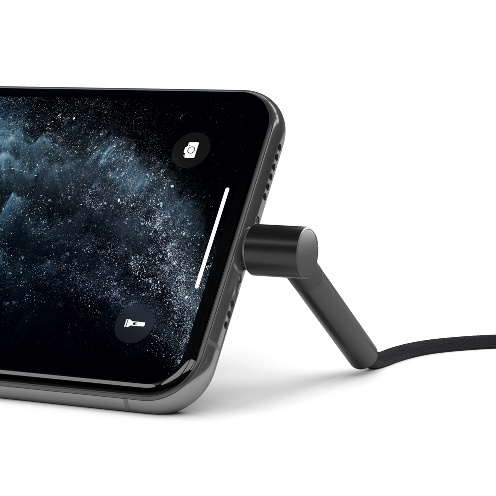 Дата-кабель Stand USB - microUSB, 1м, 2.4A, черный