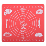 Силиконовый коврик для раскатки и выпечки 26х28 см.