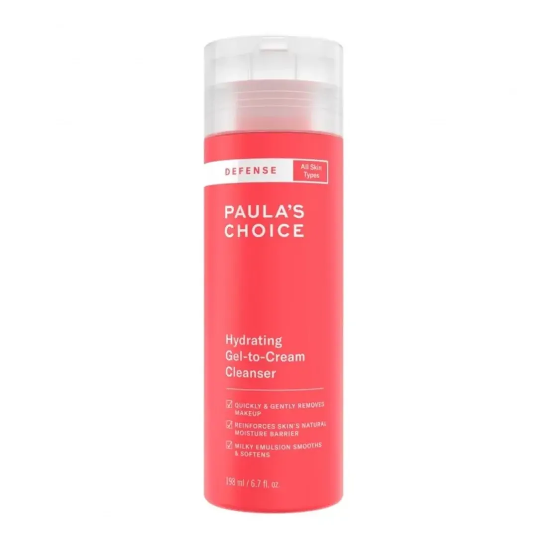 Универсальный гель-крем для умывания Paula's Choice Defense Hydrating Gel-to-Cream Cleanser 198мл