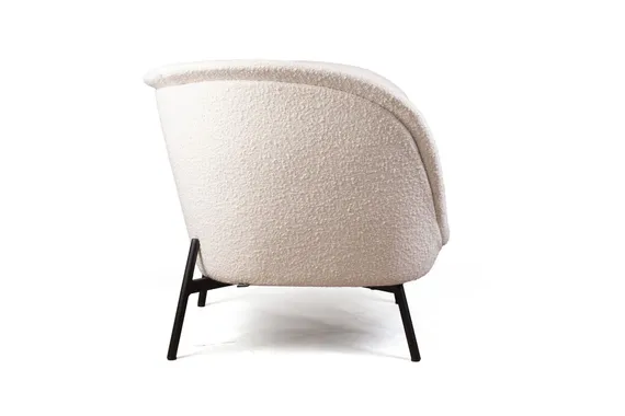 Лаунж-кресло Couture, белое букле