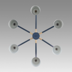 8098/6C LN Люстра E27 6*60Вт 220В IP20 MODERNI