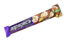 Батончик &quot;Зарядись&quot; карамельный поп-корн и жареный арахис в молочном шоколаде 50г. Коммунарка - купить не дорого в Москве