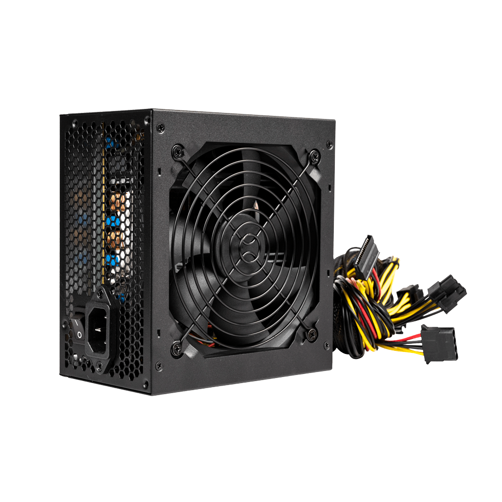 Блок питания PCCooler  600W, HW600-NP, Non Modular, 80+, КПД ≥80%, ATX, Fan 120mm, Черный, HW600-NP