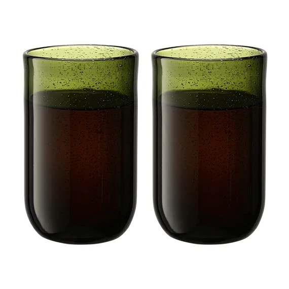 Набор стаканов flowi, 510 мл, темно-зеленые, 2 шт.