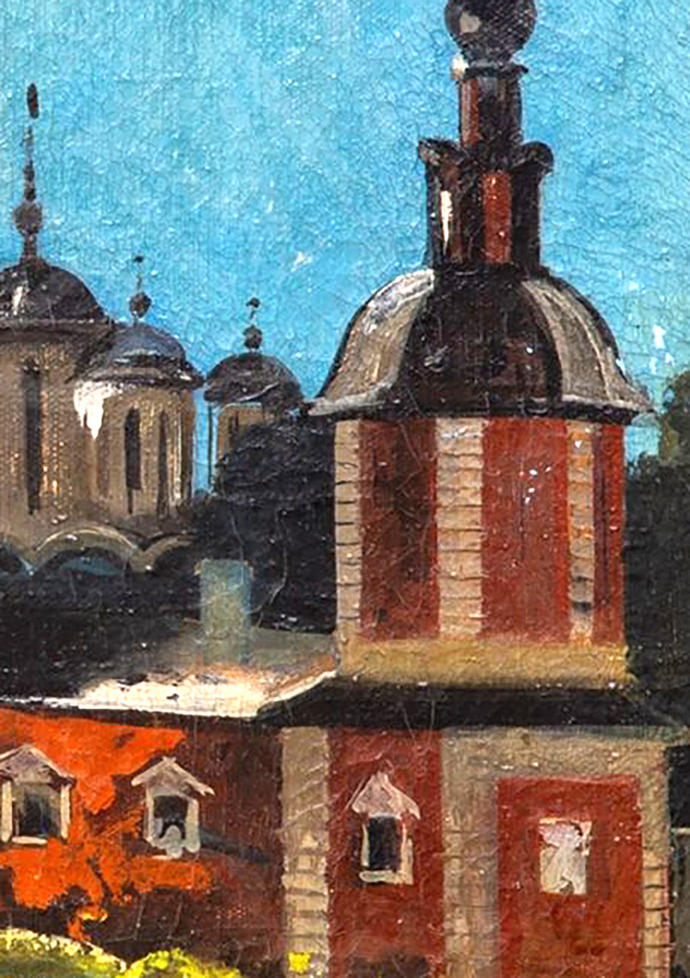 Киселев Петр Дмитриевич (1918-2004). Суздаль. Масло. 1965. СССР. 40х50 см.