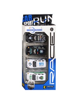 Игровой набор машин Патруль 4шт (KZ957-017)