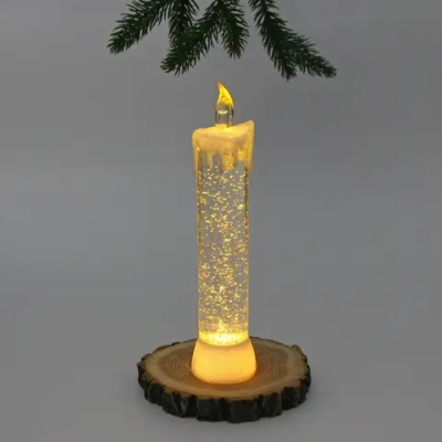 Сувенир с подсветкой «Волшебная свеча» 5,2*22,5 см, (работает от батареек LR44*3)