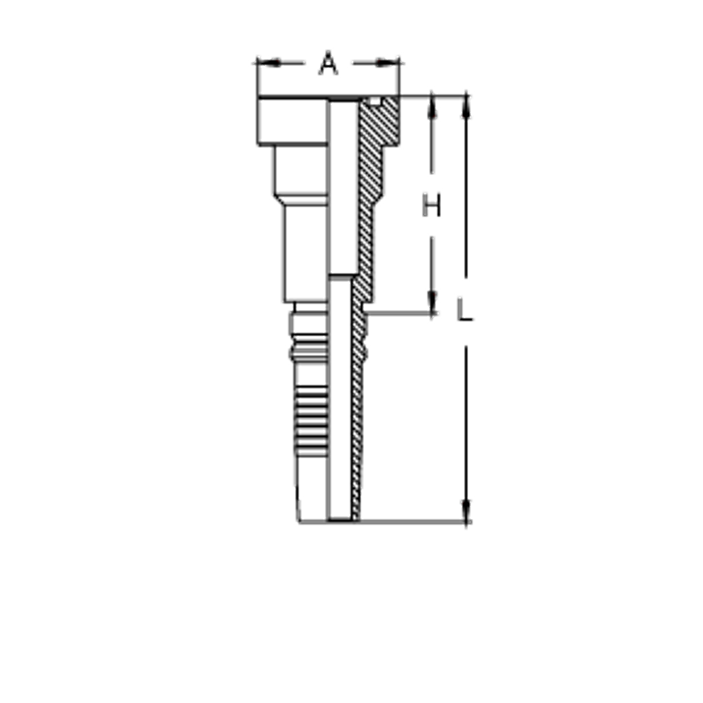 Фитинг DN 25 SFS CAT 1 47.6 Interlock