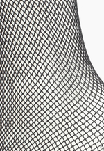 Чулки Le Frivole с красной кружевной резинкой черные S/M