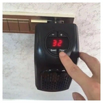 Обогреватель  настенный портативный Handy Heater, черный, пульт управления