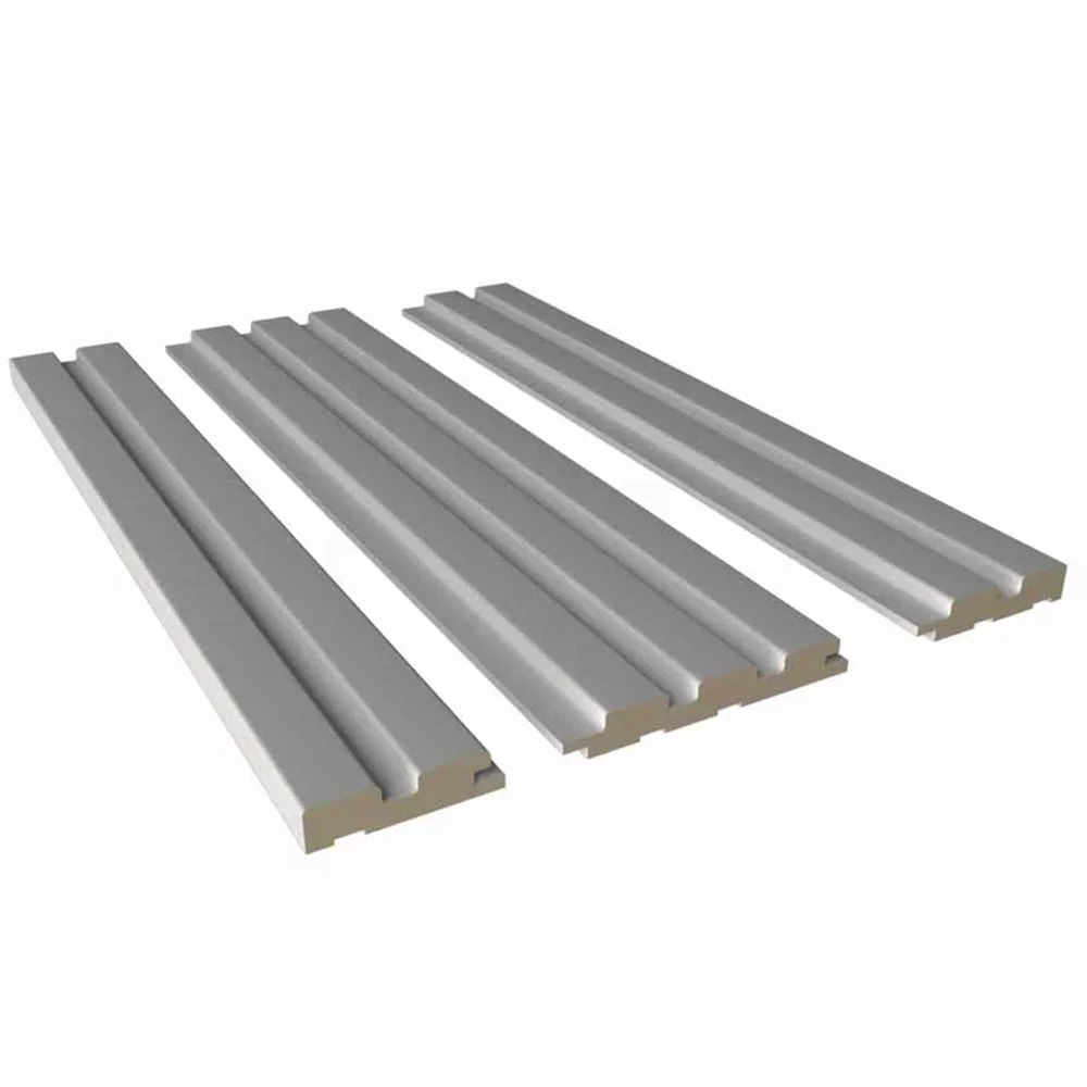 Стеновая реечная панель Альберо, Винил Платина, 120*16*2750 мм