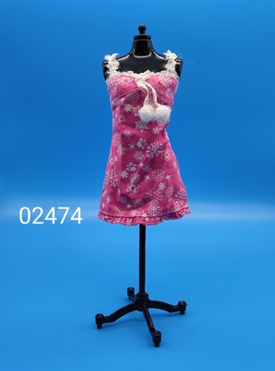 Одежда для куклы Барби винтаж платье 02474