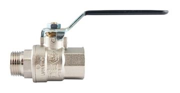 Кран шаровый Stout 1/2" ВР/НР полнопроходной (ручка рычаг) SVB-0003-000015