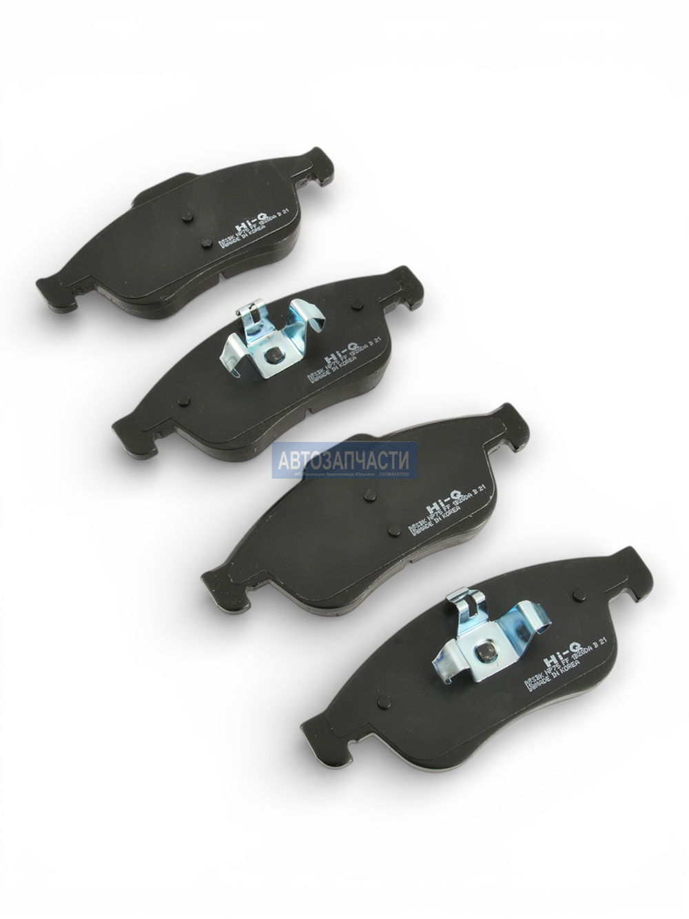 Колодки тормозные передние RENAULT (Captur 2.0, Duster, Fluence)