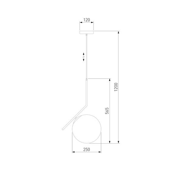 Подвесной светильник Eurosvet 50153/1 латунь