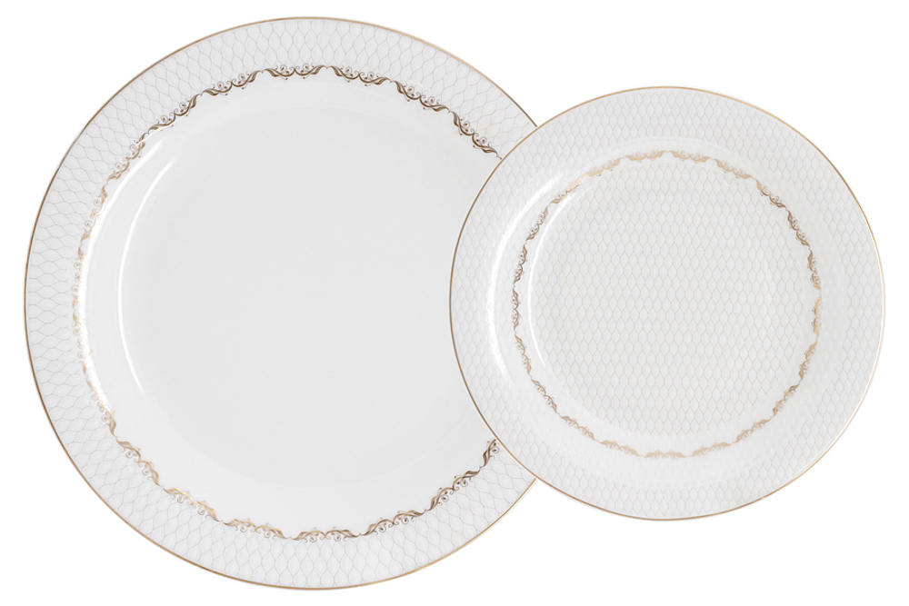 Обеденный сервиз 27 предметов на 6 персон Anna Lafarg Emily Мираж