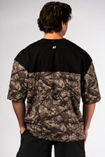 Футболка Oversized Tee POWER 898 LIGHT BROWN CAMO