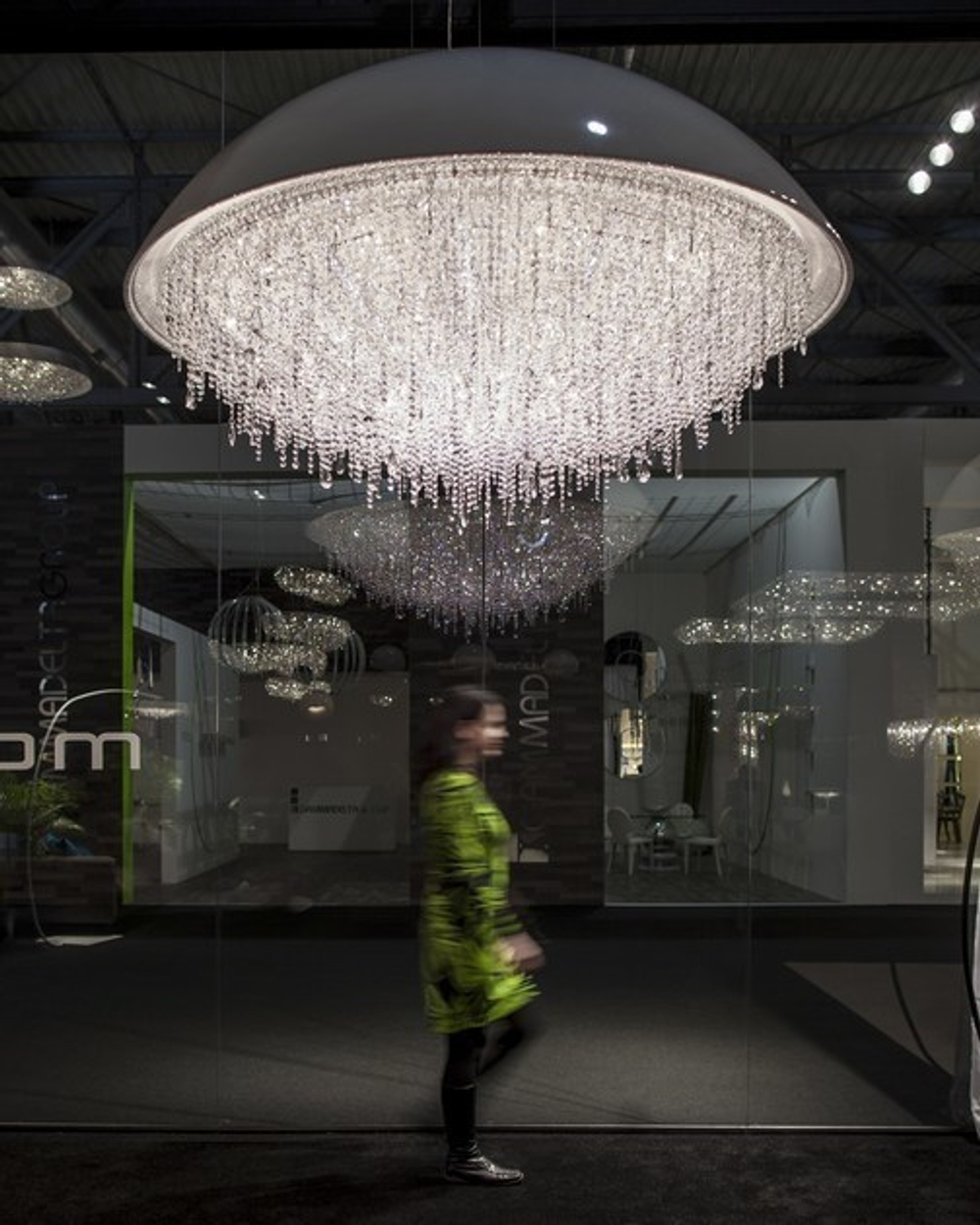 Pendant design lamp Ozero by Manooi D60 (Black)