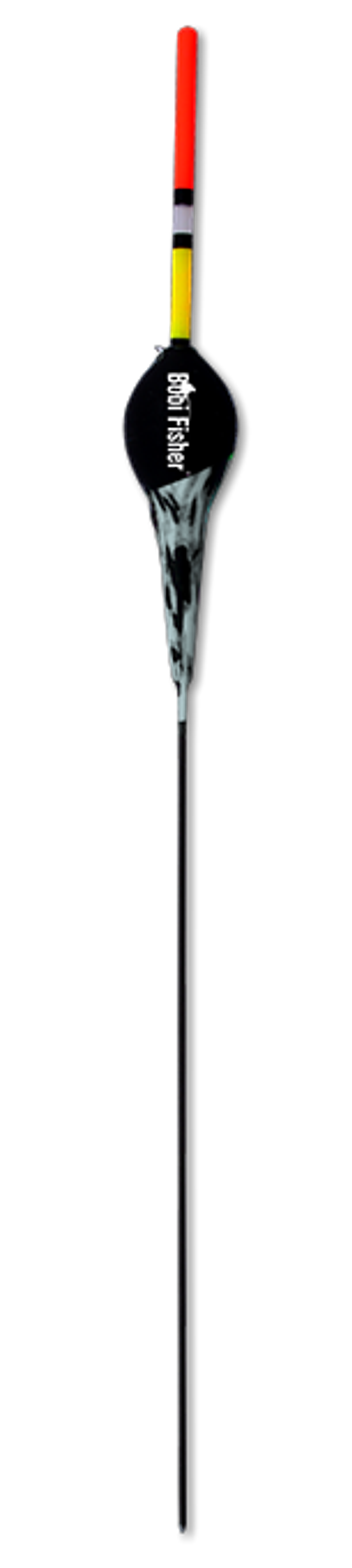 Поплавок из бальсы Bobi Fisher Bolo ВF441 под светлячок, Черно-серый