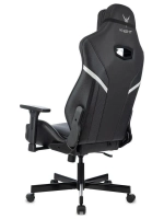 Кресло игровое Knight Thunder 5X черный эко.кожа крестов. металл