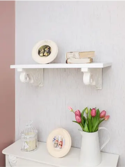 Полка настенная навесная 60*26 см