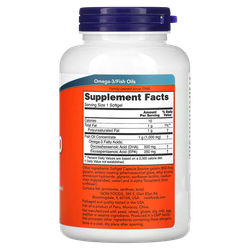 Now Foods DHA-500 mg 180 softgels, ДГК-500, Рыбий жир