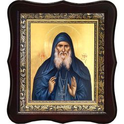 Гавриил Ургебадзе архимандрит, преподобноисповедник, Христа ради юродивый. Икона на холсте.