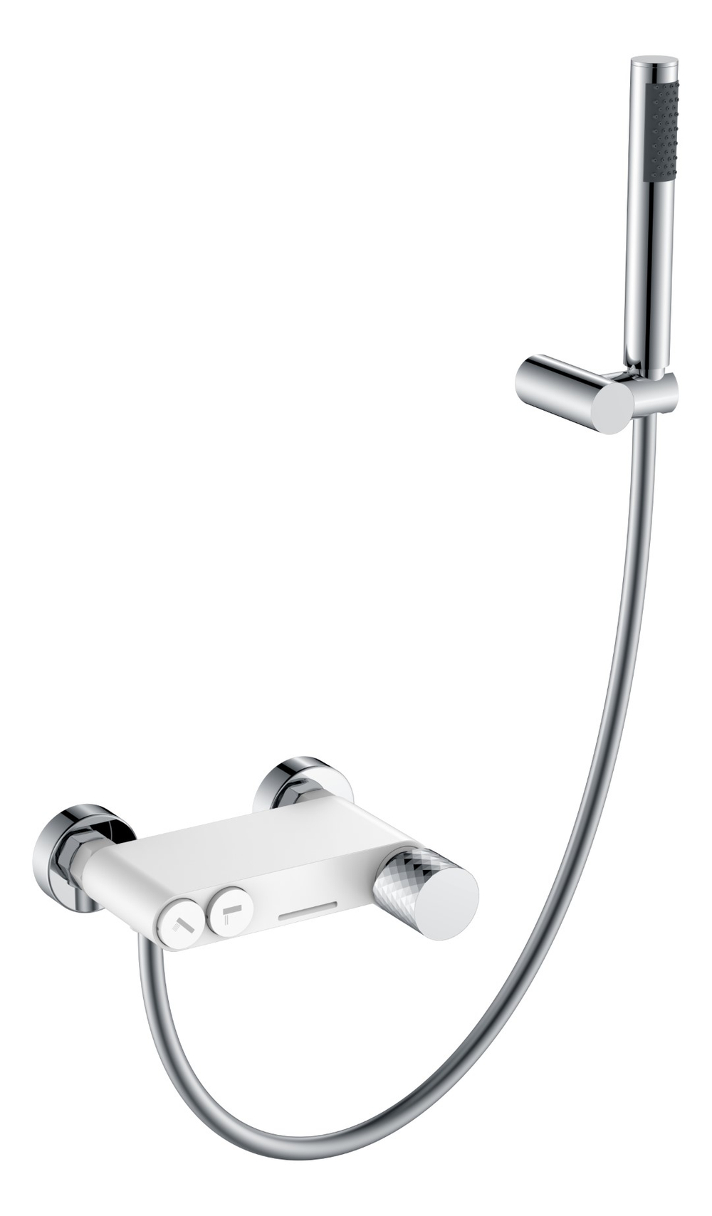 Boheme Смеситель STICK для ванны WHITE DIAMOND CHROME