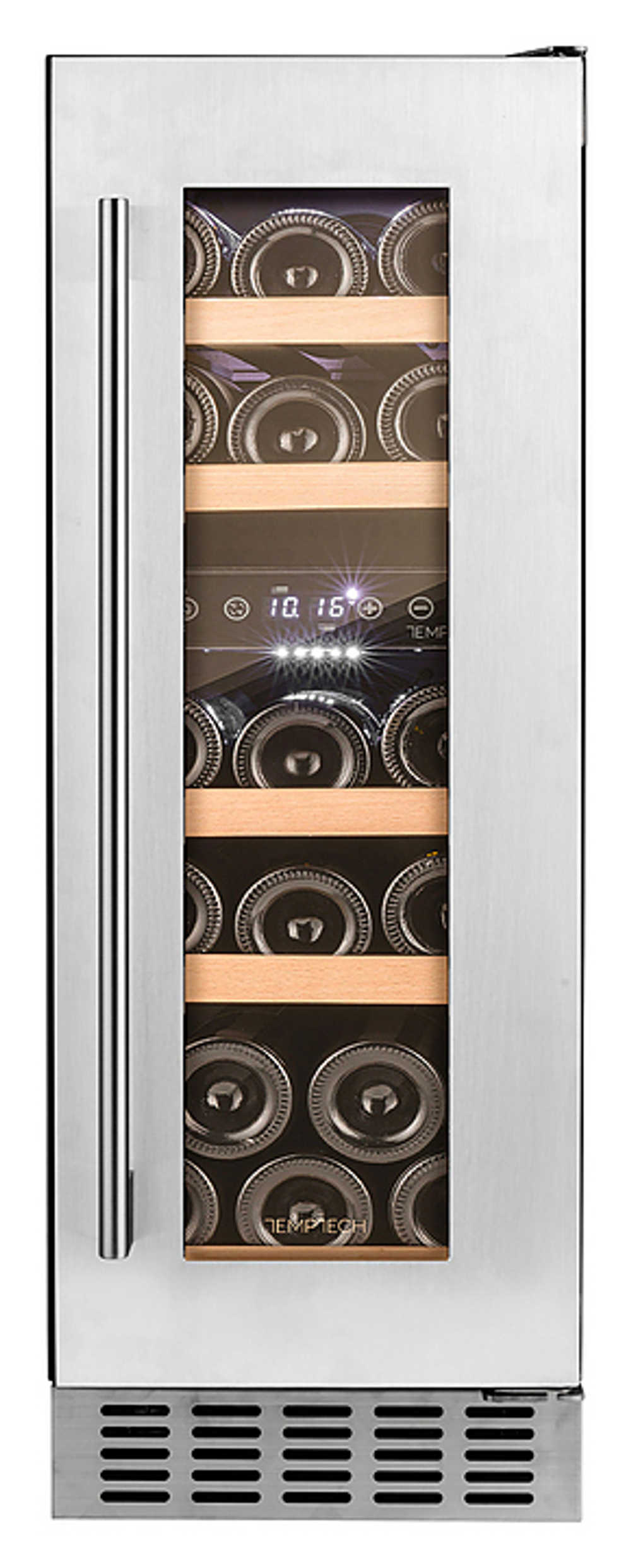 Винный шкаф Temptech Oslo OX30DX нерж. сталь