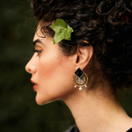 Серебряные серьги с ониксом Arte Deldade 20220354 Иран