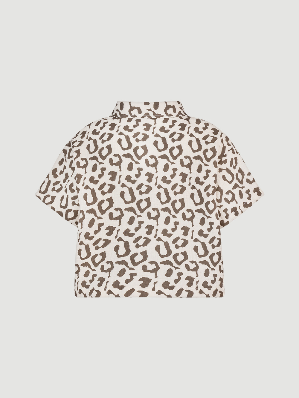 Поло оверсайз Mjölk Leopard, из муслина