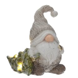 GAEM Фигрка декоративная "Гном" с подсветкой (LR44x2,прилаг), L1, L12 W7 H14 см, 2в.