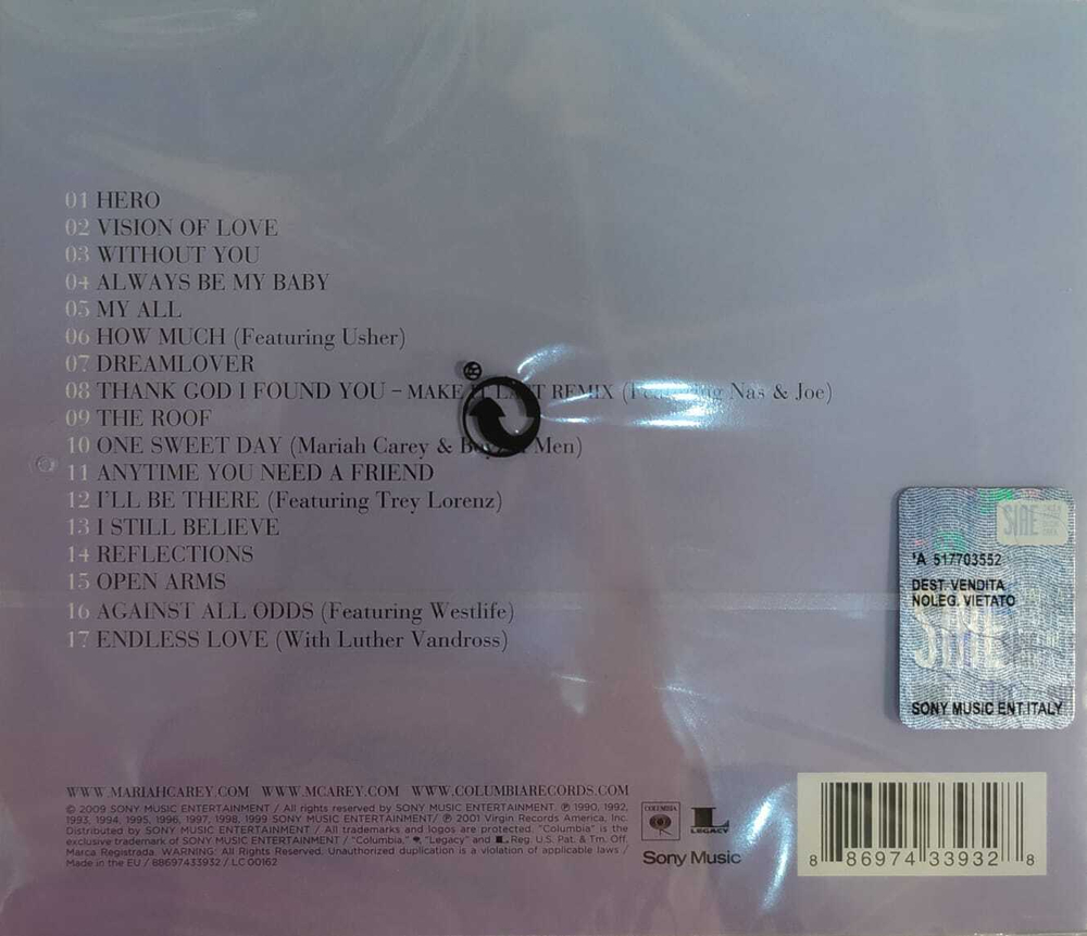 CD Mariah Carey - The Ballads (Европа 2009г.)